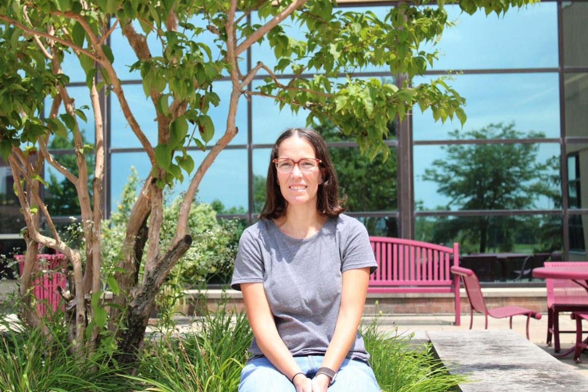 Professor Megan Kerr, one of the organizers of the Constitution Day Event on September 17, 2024, talks with reporter BreeAnn M. Dixie about Constitution Day.