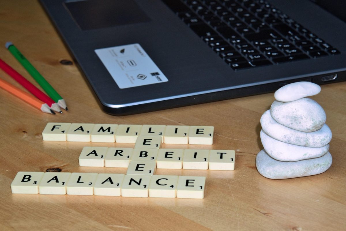 Work Life Balance in Scrabble tiles.  Retrieved from Pixabay.