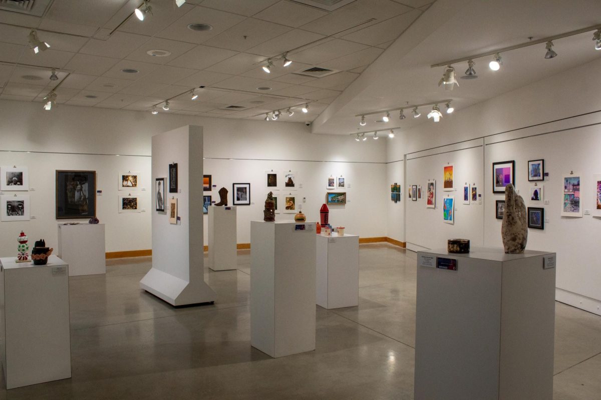 The Walter E. Terhune Gallery in the Center of Fine and Performing Arts at Owens Community College.