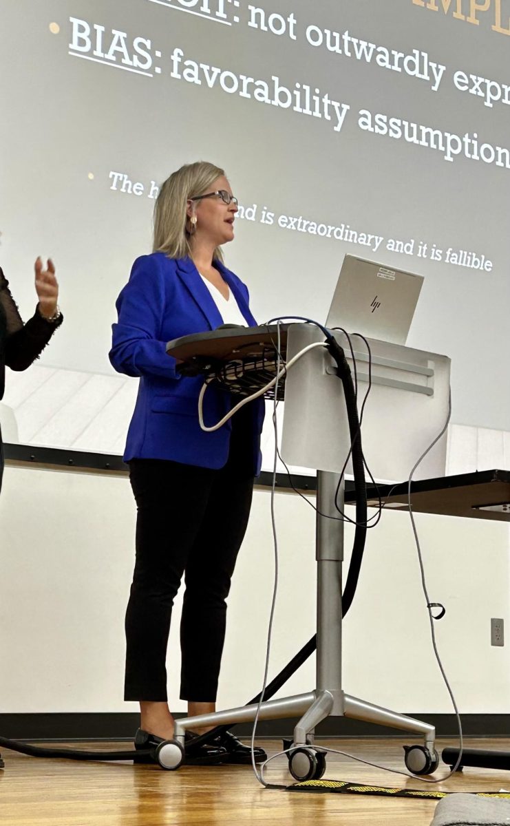 Dr. Kristin Price presents at last year's Confronting Biases.